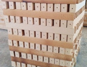Оборудование для изготовление древесных блоков из опилок